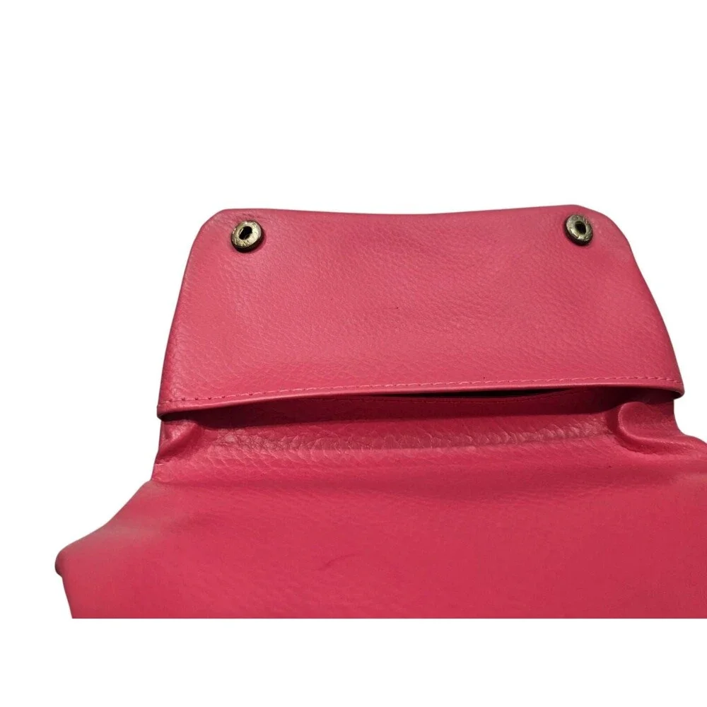 Vintage Pink Faux Leather Clutch Wallet by McDuff